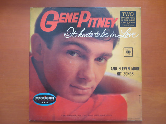 GENE PITNEY, It HURTS, Gene Pitney Record, Gene Pitney Album, Gene Pitney Lps, Pop Music, Pop Albums, Vinyl Lp, 1964 Record