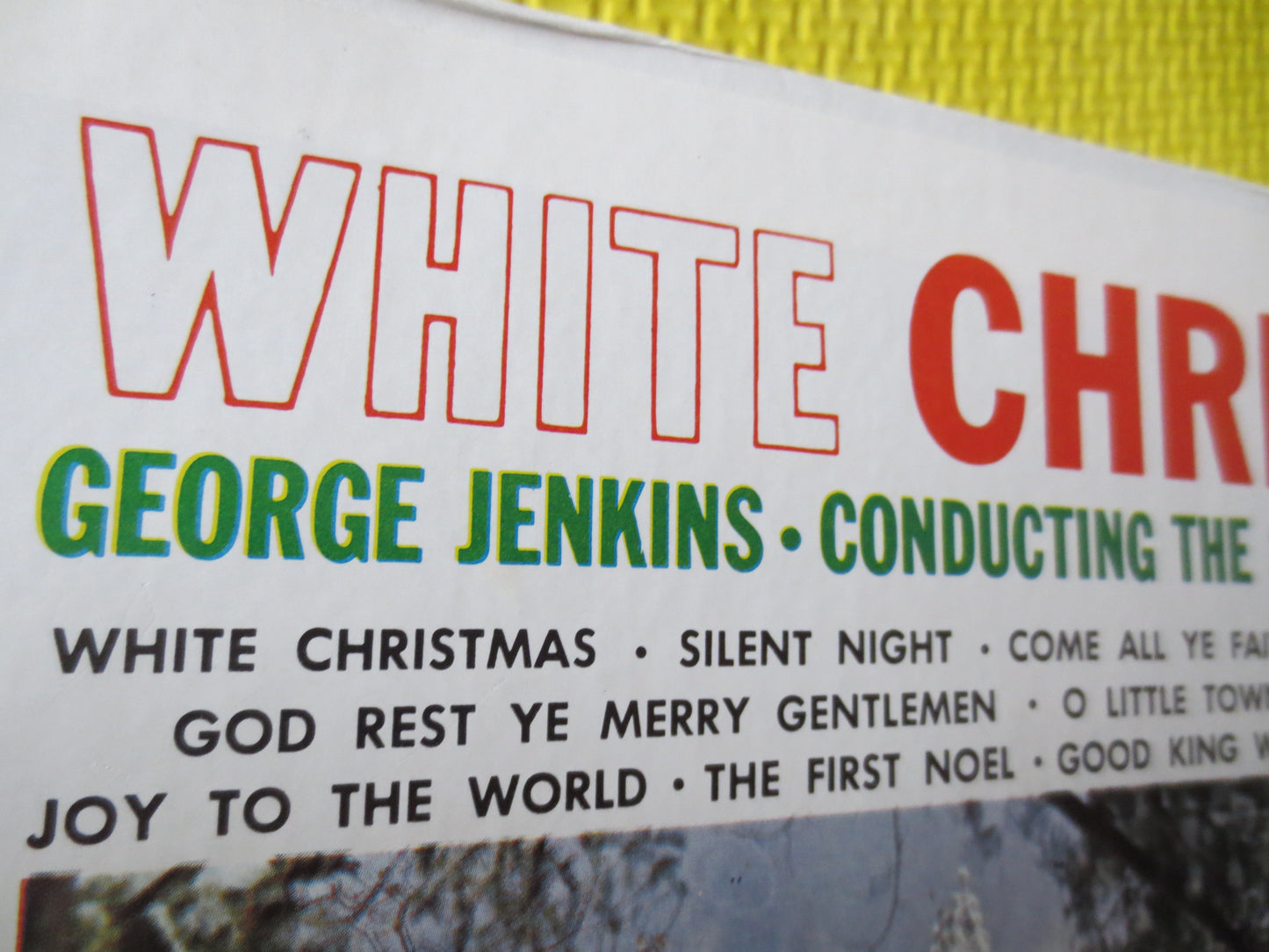 CHRISTMAS, CHRISTMAS Music, George Jenkins, Christmas Songs, Christmas Carols, Christmas Hymns, Christmas lps, 1963 Records