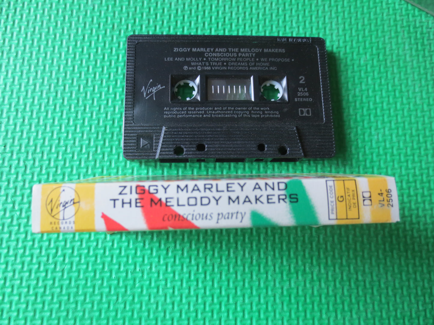 ZIGGY MARLEY, The MELODY Maker, Ziggy Marley Tape, Ziggy Marley Album, Tape Cassette, Reggae Cassette, Music, Cassette Music