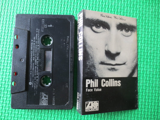 PHIL COLLINS Tape, FACE Value Tape, Phil Collins Album, Phil Collins Music, Tape Cassette, Rock Cassette, 1981 Cassette