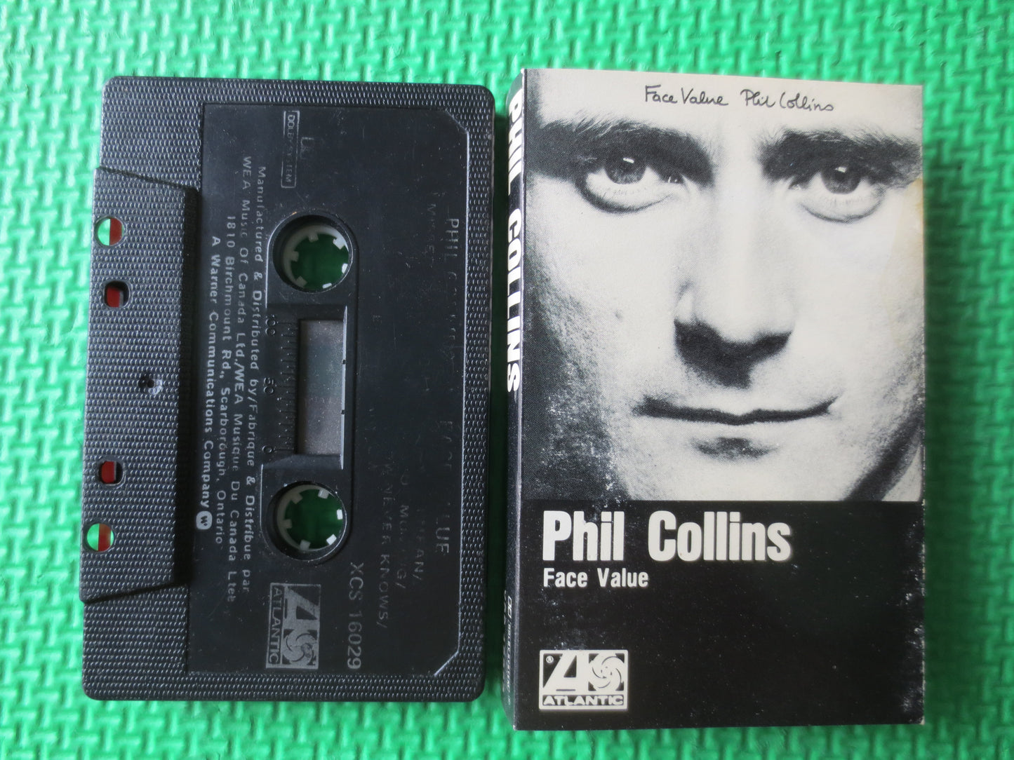 PHIL COLLINS Tape, FACE Value Tape, Phil Collins Album, Phil Collins Music, Tape Cassette, Rock Cassette, 1981 Cassette