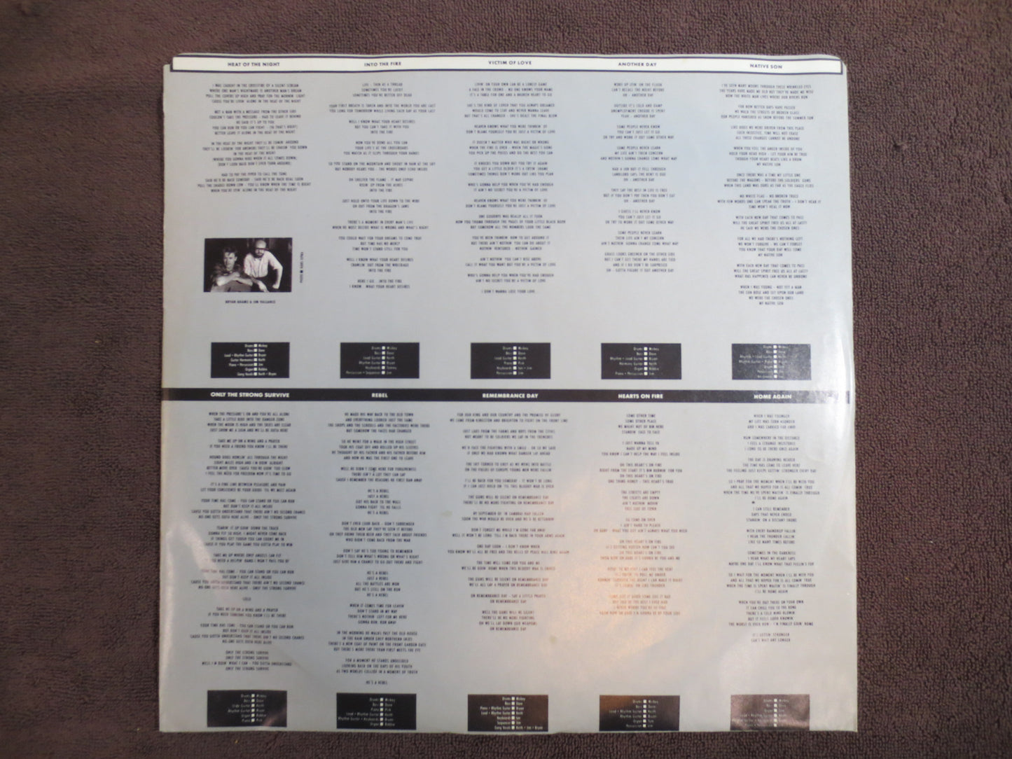 BRYAN ADAMS, Into the FIRE, Bryan Adams Album, Bryan Adams Vinyl, Bryan Adams Lp, Pop Record, Pop Lp, 1987 Records