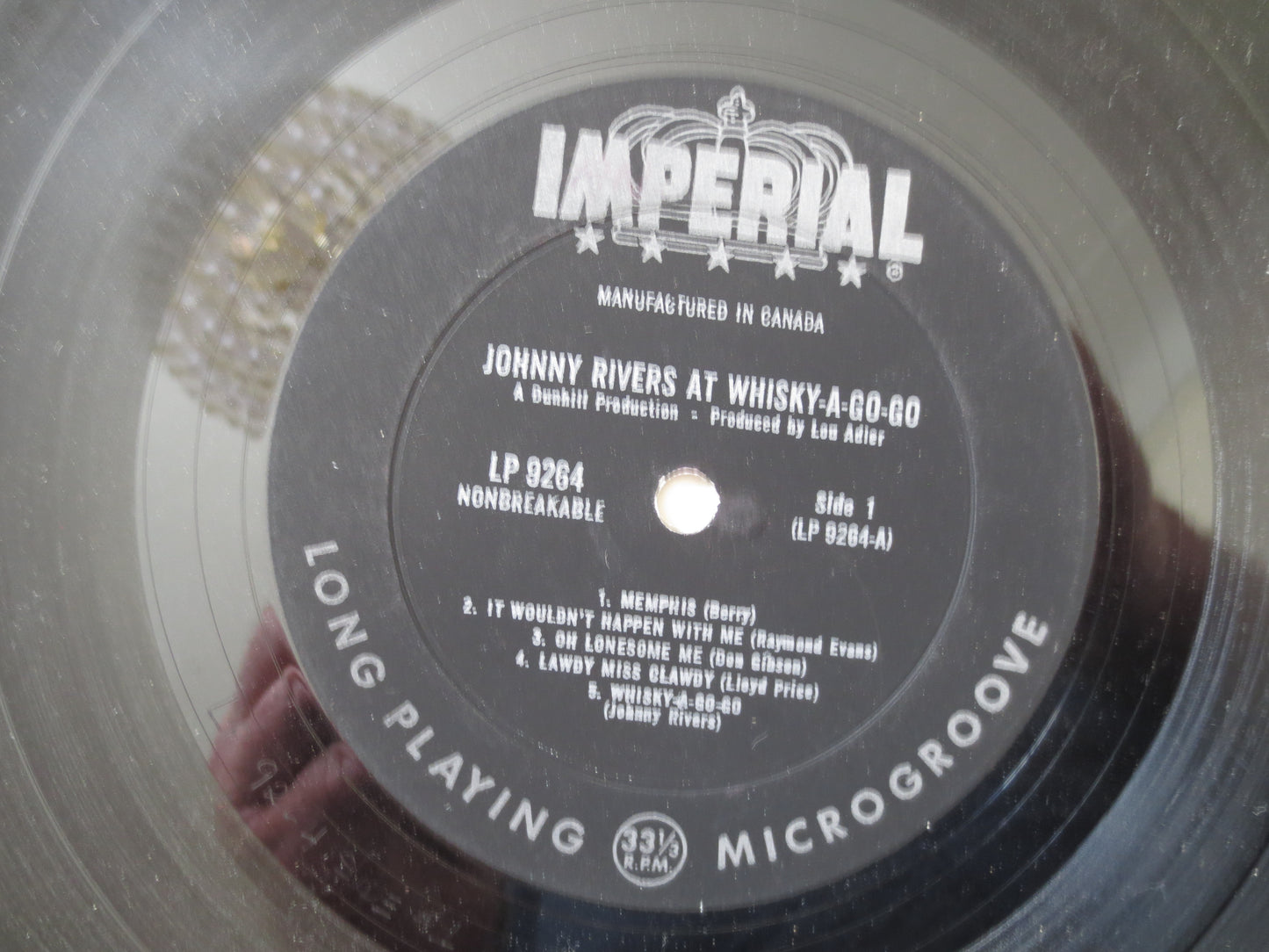 JOHNNY RIVERS, WHISKY a Go Go, Johnny Rivers Lp, Vintage Vinyl, Record Vinyl, Record, Vinyl Record, Vinyl Lp, 1964 Records