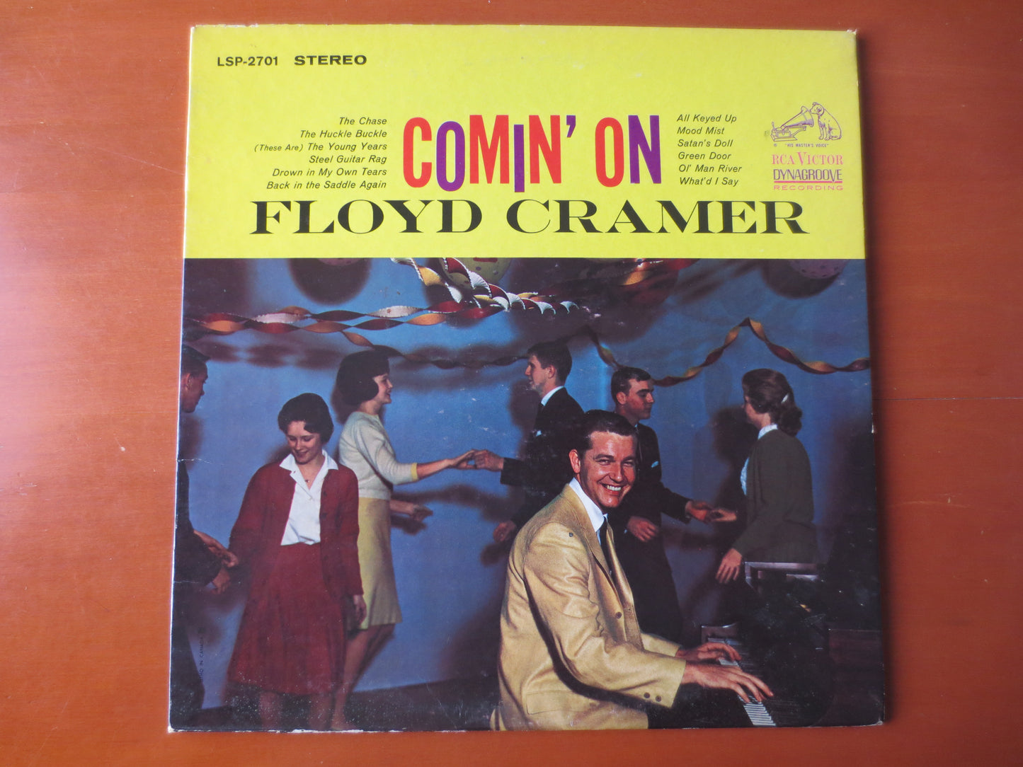 FLOYD CRAMER, COMIN' On, Floyd Cramer Records, Floyd Cramer Albums, Country Records, Vinyl Record, Vinyl Lp, 1963 Records