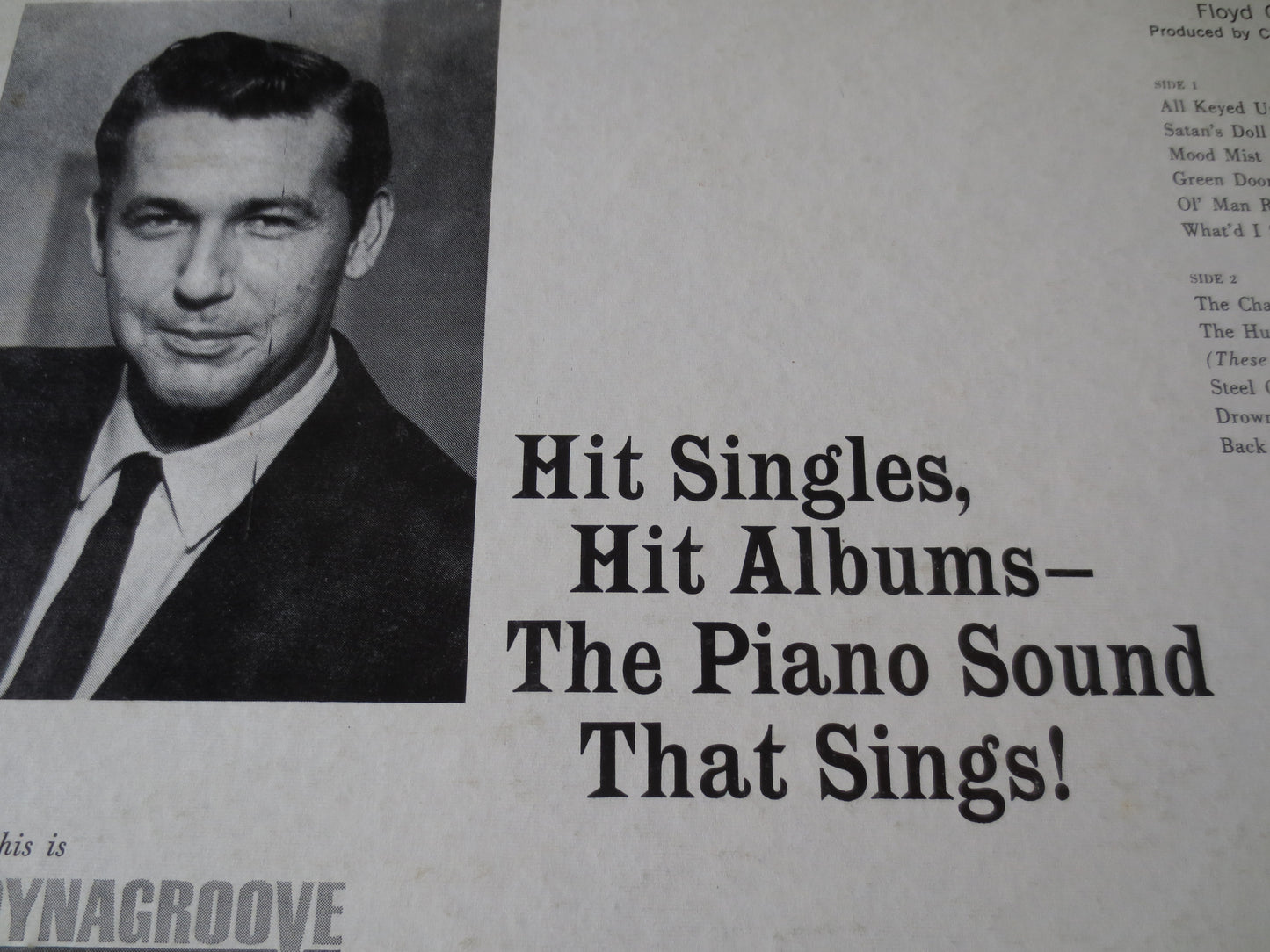 FLOYD CRAMER, COMIN' On, Floyd Cramer Records, Floyd Cramer Albums, Country Records, Vinyl Record, Vinyl Lp, 1963 Records