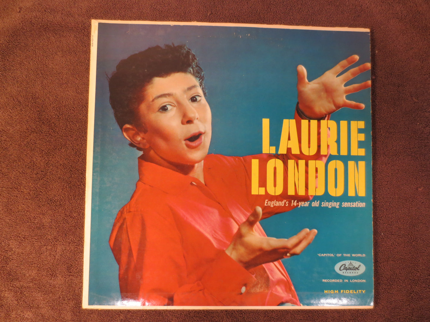 LAURIE LONDON Record, DEBUT Record, Laurie London Album, Laurie London Vinyl, Laurie London Lp, Vintage Pop, 1958 Records