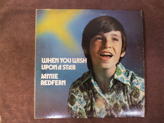 JAMIE REDFERN Record, When You WISH Upon a Star, Jamie Redfern Album, Jamie Redfern Vinyl, Jamie Redfern Lp, 1971 Records