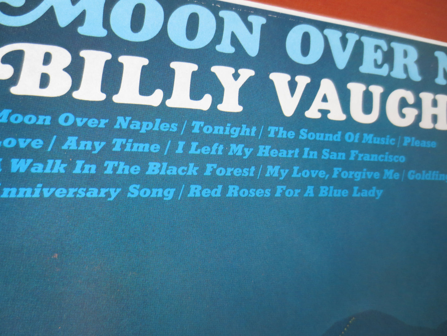 BILLY VAUGHN, MOON Over Naples, Billy Vaughn Record, Vintage Vinyl, Billy Vaughn Albums, Vinyl Album, Vinyl Lp, 1965 Record