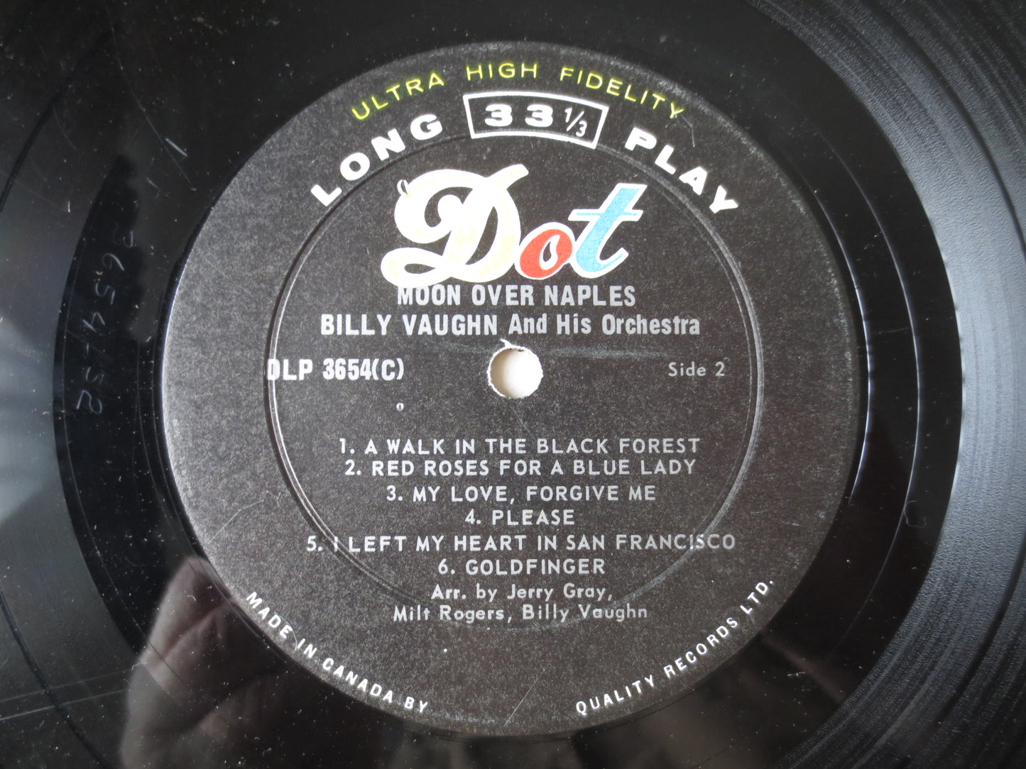 BILLY VAUGHN, MOON Over Naples, Billy Vaughn Record, Vintage Vinyl, Billy Vaughn Albums, Vinyl Album, Vinyl Lp, 1965 Record