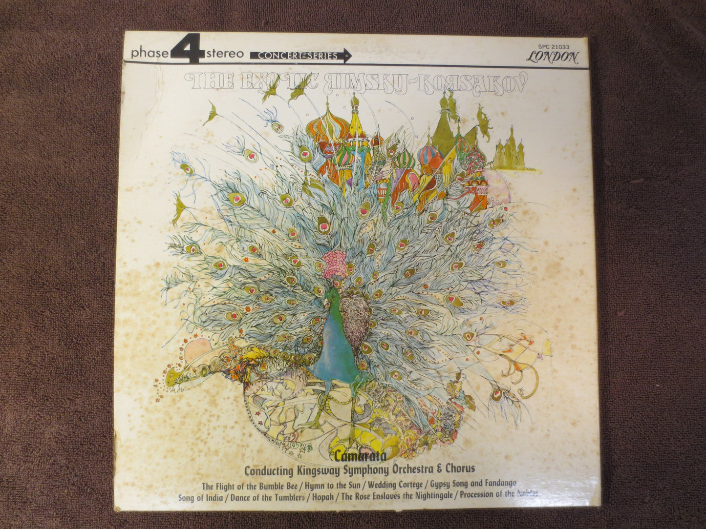 CAMARATA Record, KINGSWAY SYMPHONY, Rimsky-Korsakov, Classical Records, Classical Vinyl, Classical Album, Lps, 1969 Records