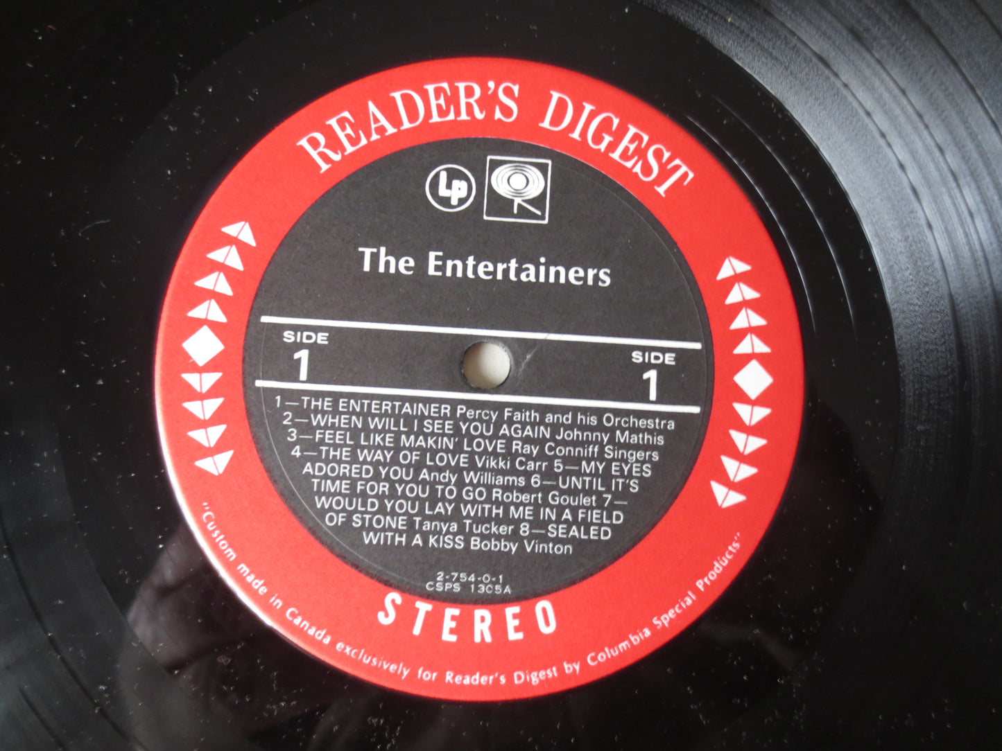 The ENTERTAINERS, READERS DIGEST Album, Jazz Records, Vicki Carr Records, Charlie Rich Records, Johnny Mathis Record, Vinyl