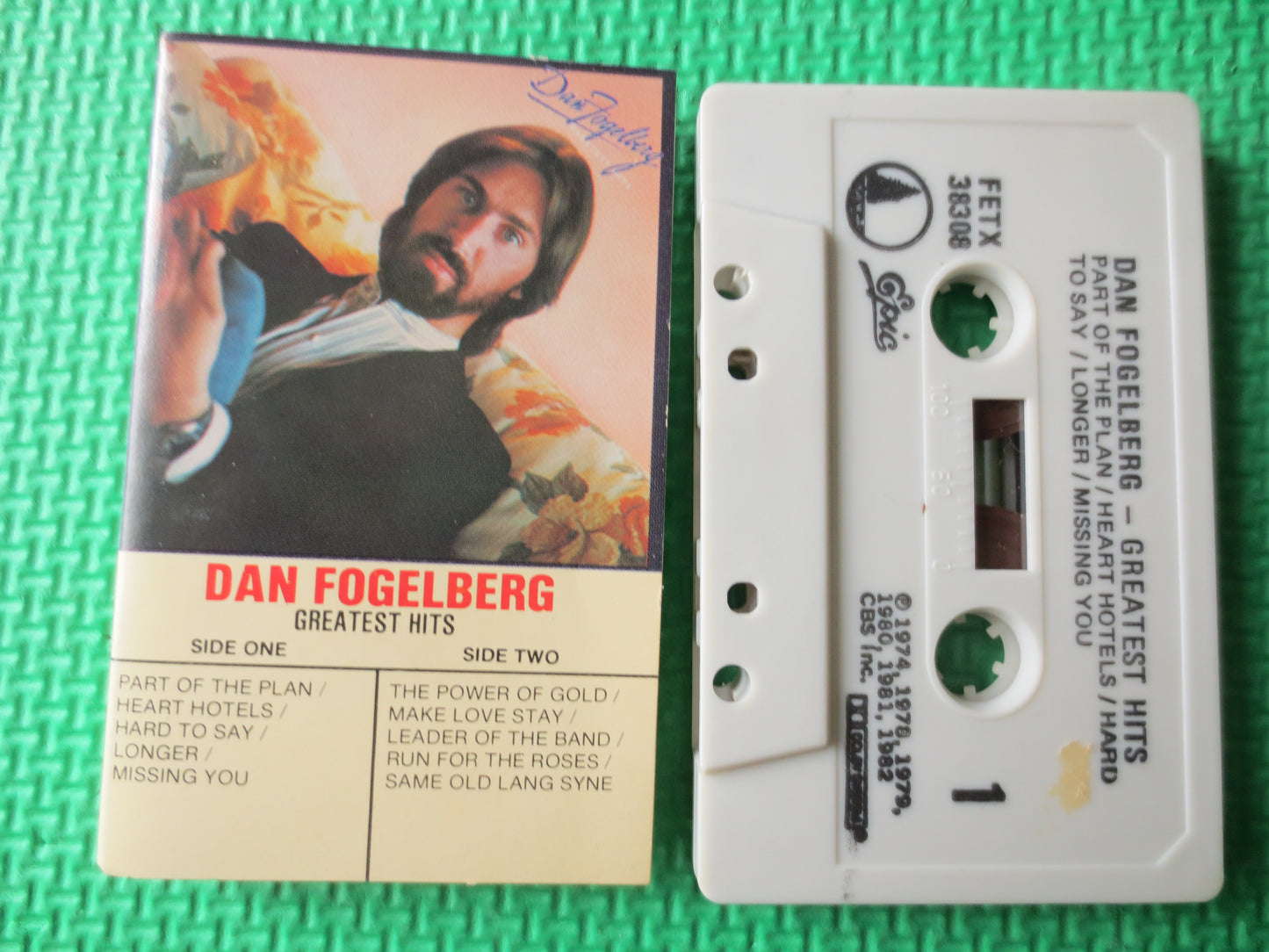 DAN FOGELBERG, GREATEST Hits Tape, Greatest Hits Album, Tape Cassette, Rock Music Tape, Tapes, Rock Cassette, Cassette Music