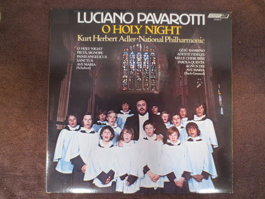 PAVAROTTI, O HOLY NIGHT, Christmas Record, Christmas Album, Pavarotti Vinyl, Christmas Vinyl, Vinyl Lp, 1976 Records