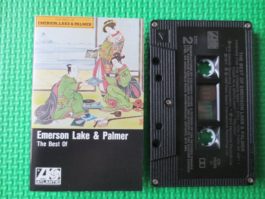 EMERSON, LAKE and PALMER, Best of Tape, Best of Albums, Tape Cassette, Rock Music Tape, Tapes, Rock Cassette, Cassette Music