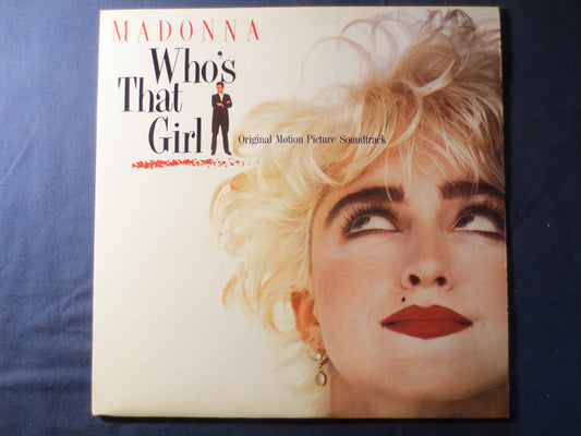 MADONNA, WHO's That GIRL, Madonna Record, Madonna Album, Madonna Lp, Pop Record, Vinyl Record, Vinyl Album, 1987 Records