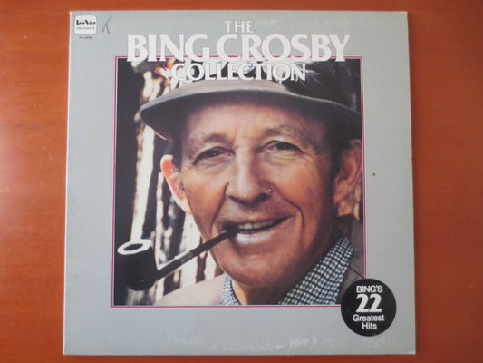 BING CROSBY, COLLECTION, 22 Greatest Hits, Tee Vee Records, Bing Crosby Records, Bing Crosby Album, Vinyl Lps, 1977 Records