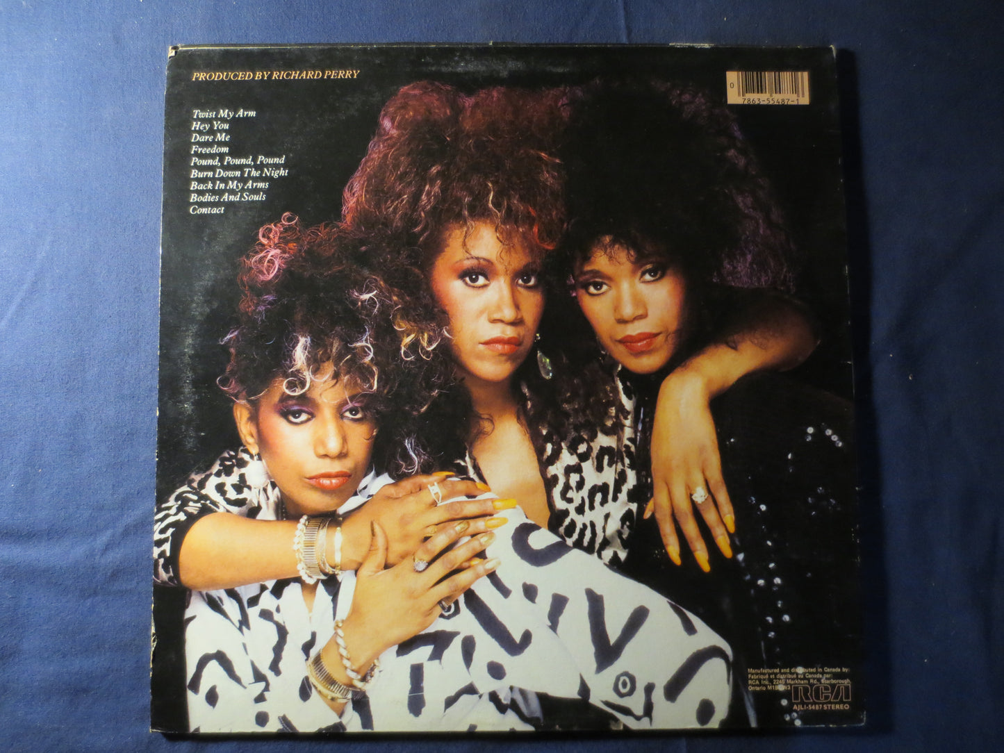 The POINTER SISTERS, CONTACT, Pop Record, Vintage Vinyl, Record Vinyl, Record, Vinyl Record, Vinyl, Vinyl Lp, 1985 Records