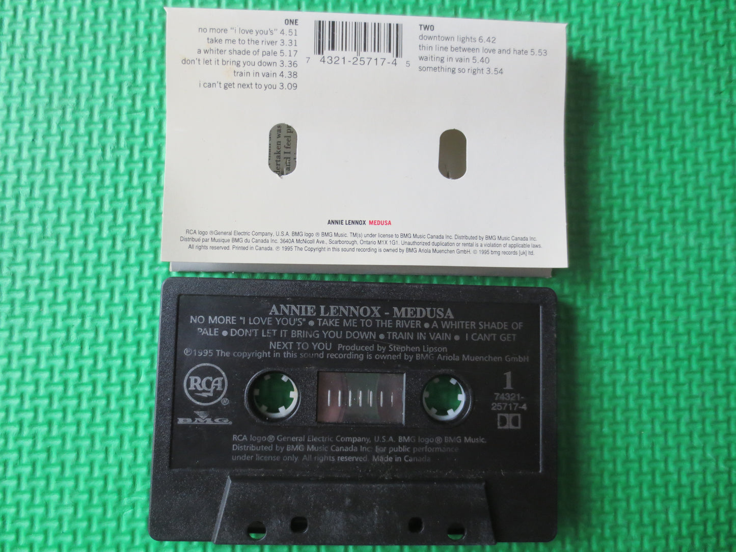 ANNIE LENNOX, MEDUSA, Annie Lennox Tape, Annie Lennox Album, Tape Cassette, Pop Cassette, Rock Cassette, Cassette Music
