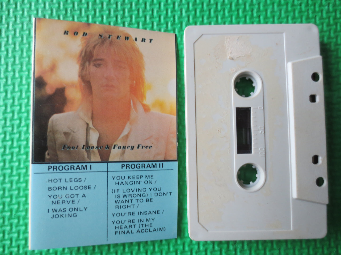 ROD STEWART, Foot LOOSE, Rod Stewart Tape, Rod Stewart  Album, Tape Cassette, Pop Music Tapes, Rock Cassette, Cassette Music