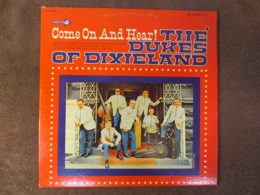 DUKES of DIXIELAND, Come On and HEAR, Dixieland Record, Dixieland Album, Dixieland Lp, Ragtime Record, Lps, 1965 Records