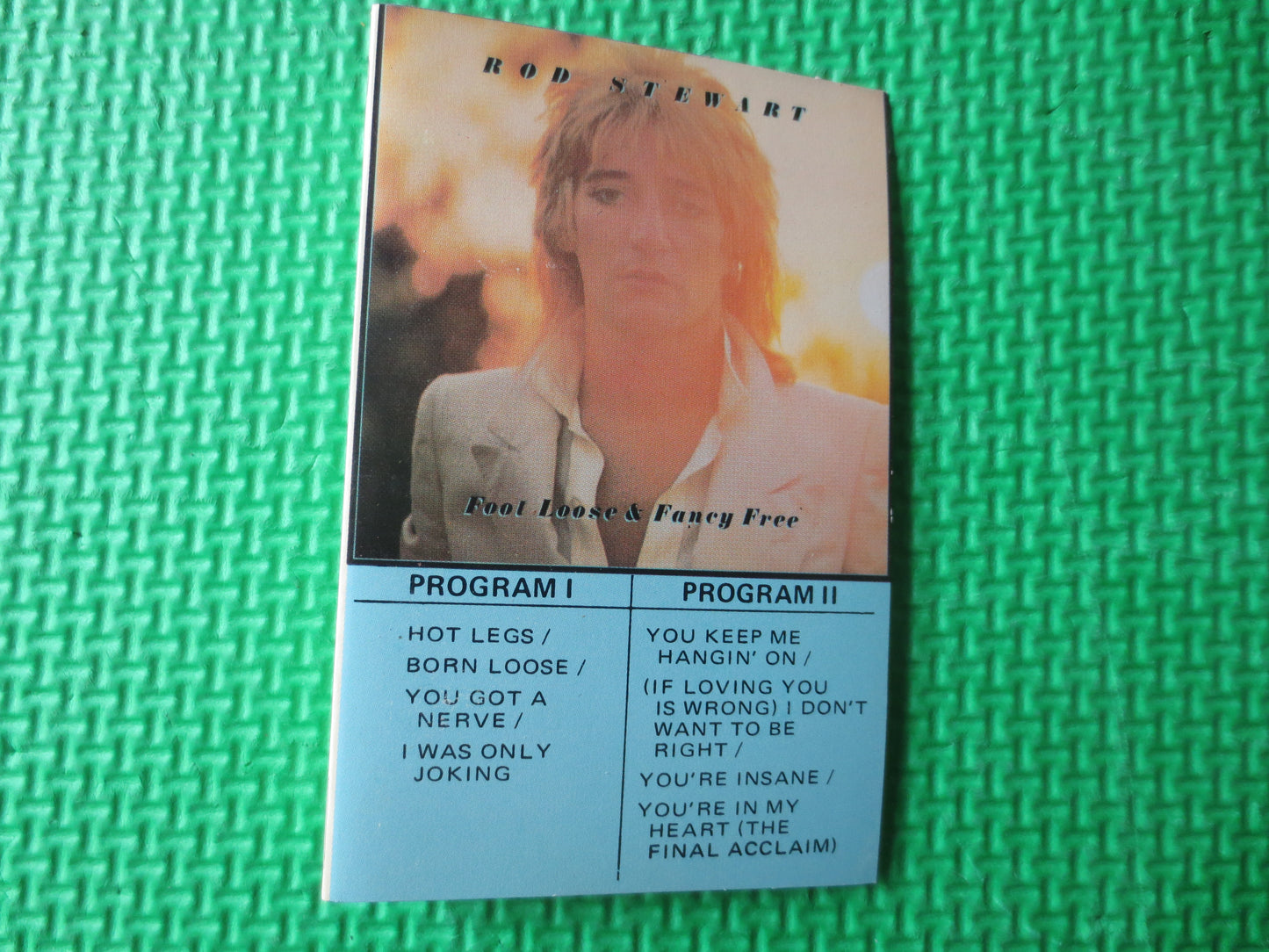 ROD STEWART, Foot LOOSE, Rod Stewart Tape, Rod Stewart  Album, Tape Cassette, Pop Music Tapes, Rock Cassette, Cassette Music