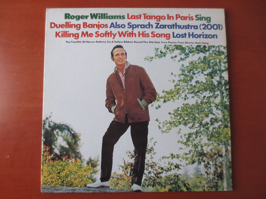 ROGER WILLIAMS, PIANO Music, Roger Williams Album, Roger Williams Music, Vintage Vinyl, Records, Jazz Records, 1973 Records