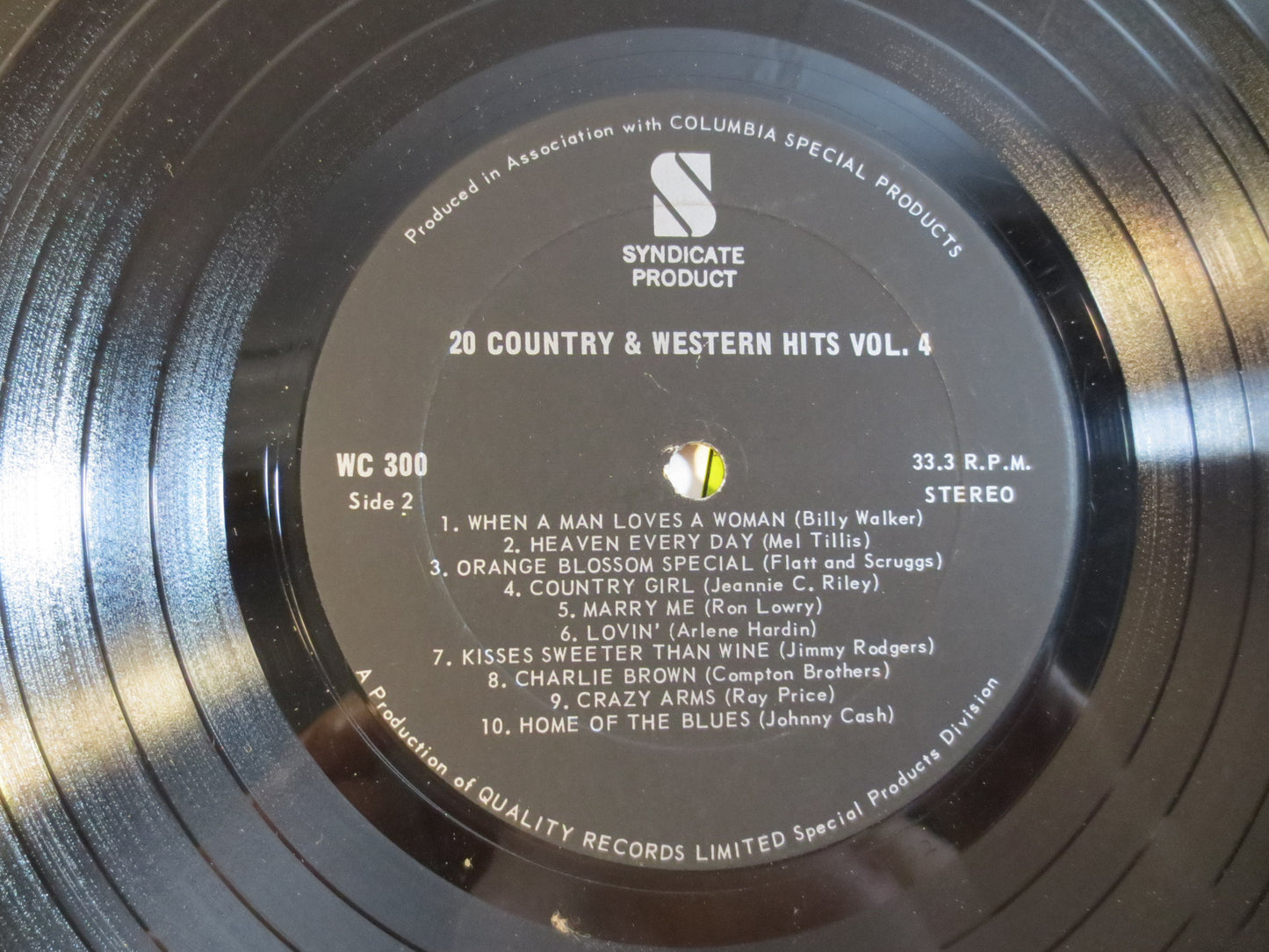 K-TEL Records, COUNTRY and WESTERN Hits, Country Vinyl, Country Albums, Vintage Vinyl, Record Vinyl, Records, 1973 Records