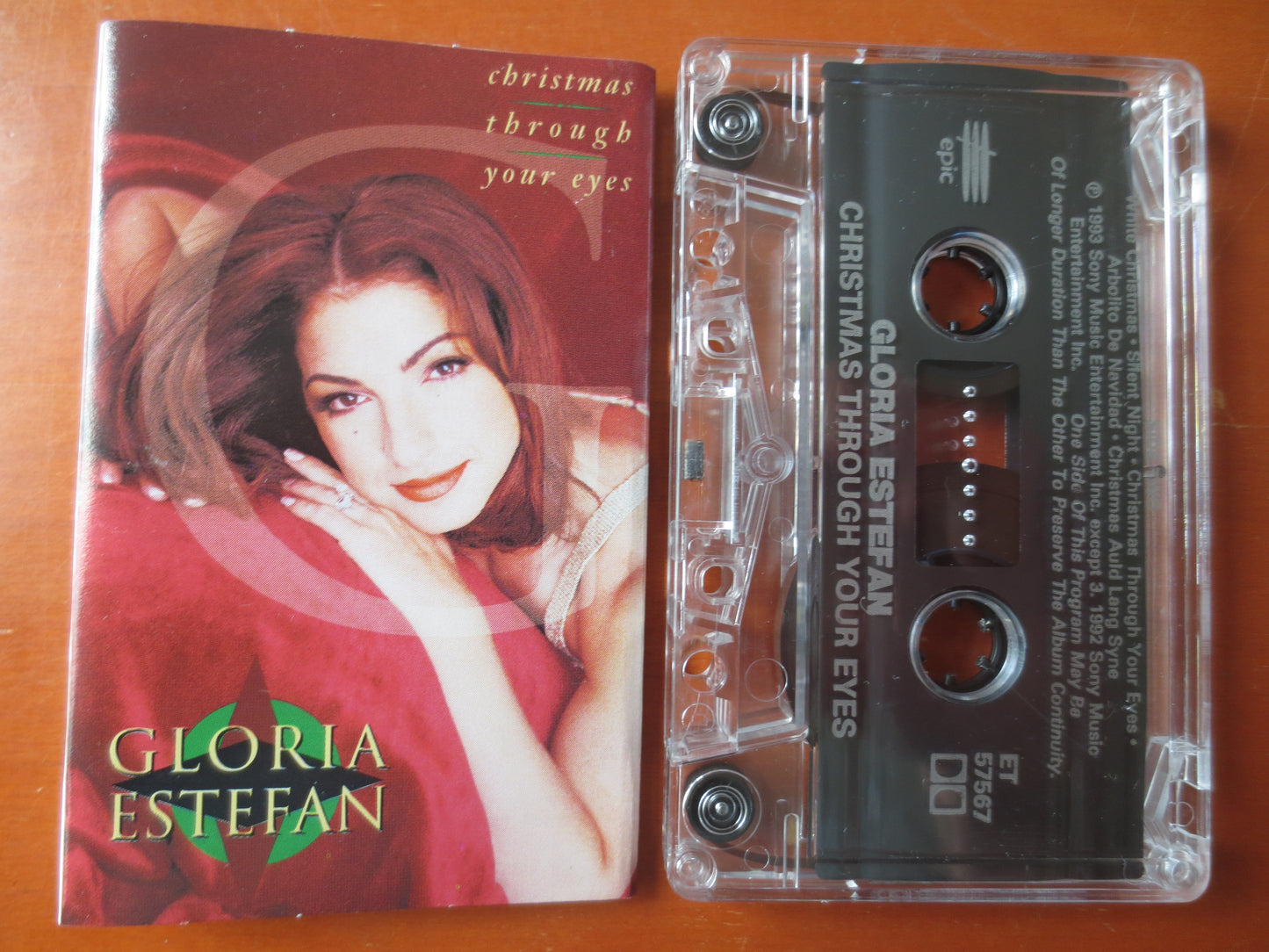 GLORIA ESTEFAN, CHRISTMAS Tape, Christmas, Christmas Carols, Christmas Album, Christmas Cassette, Music Tape, Music Cassette