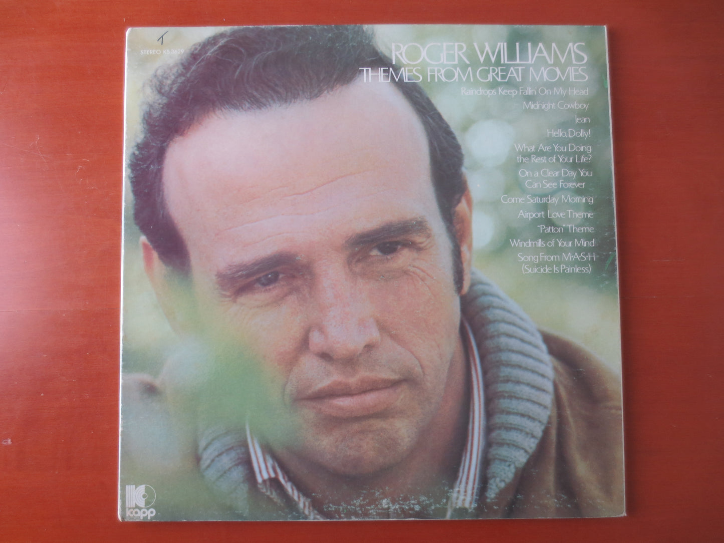 ROGER WILLIAMS, Themes From GREAT Movies, Roger Williams Album, Roger Williams Music, Vintage Vinyl, Records, 1970 Records