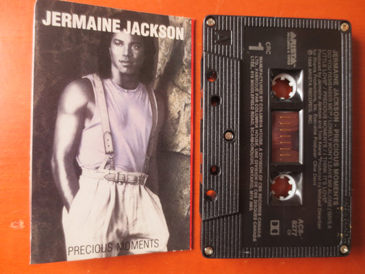 JERMAINE JACKSON, Precious Moments, Jermaine Jackson lp, Cassettes, Tape Cassette, Pop Music Cassette, Tapes, Cassette Music