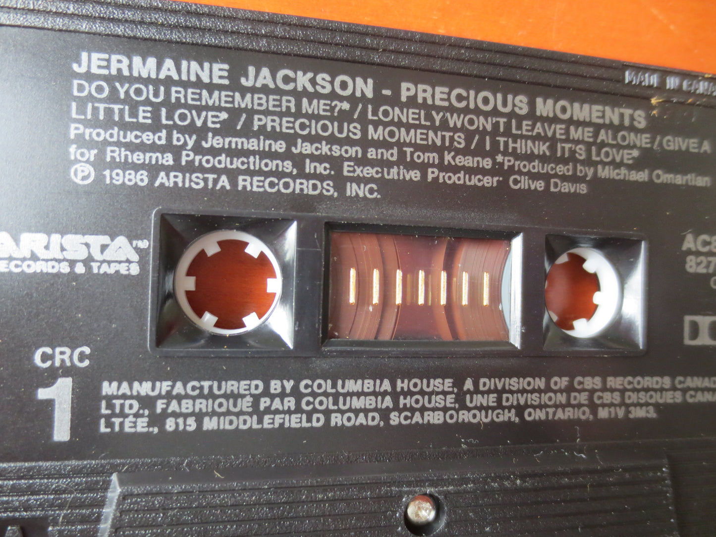 JERMAINE JACKSON, Precious Moments, Jermaine Jackson lp, Cassettes, Tape Cassette, Pop Music Cassette, Tapes, Cassette Music