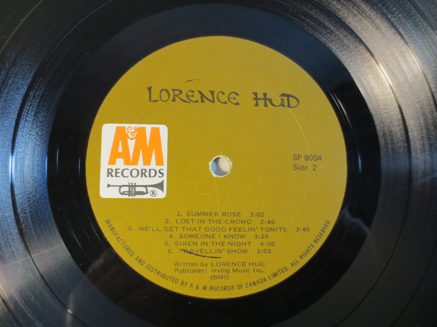 LORENCE HUD Record, Sign of the Gypsy QUEEN, Lorence Hud Album, Lorence Hud Vinyl, Lorence Hud Lp, Rock Lp, 1972 Records