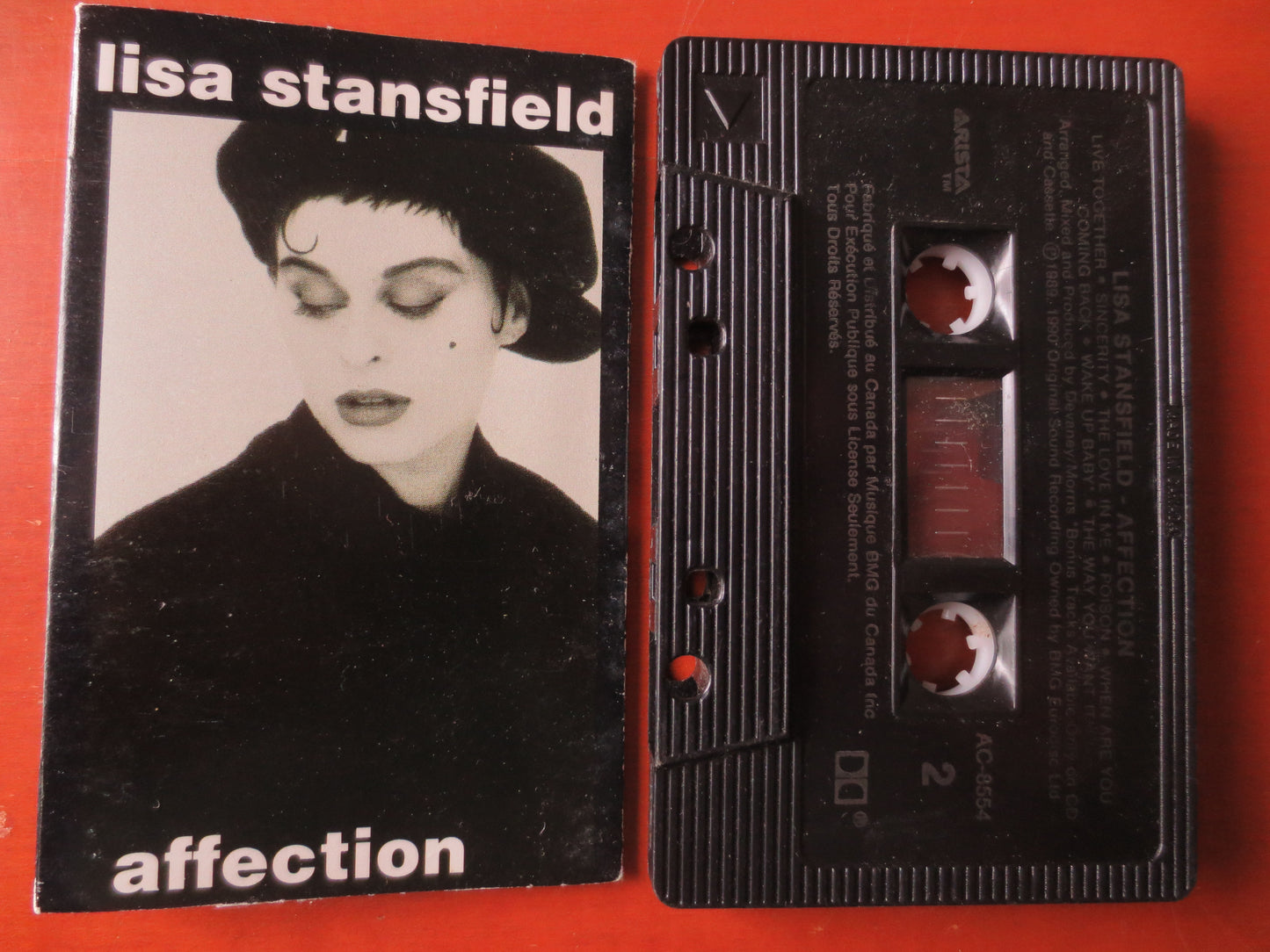 LISA STANSFIELD, AFFECTION, Lisa Stansfield Tape, Lisa Stansfield lp, Tape Cassette, Pop Music Cassette, Cassette Music