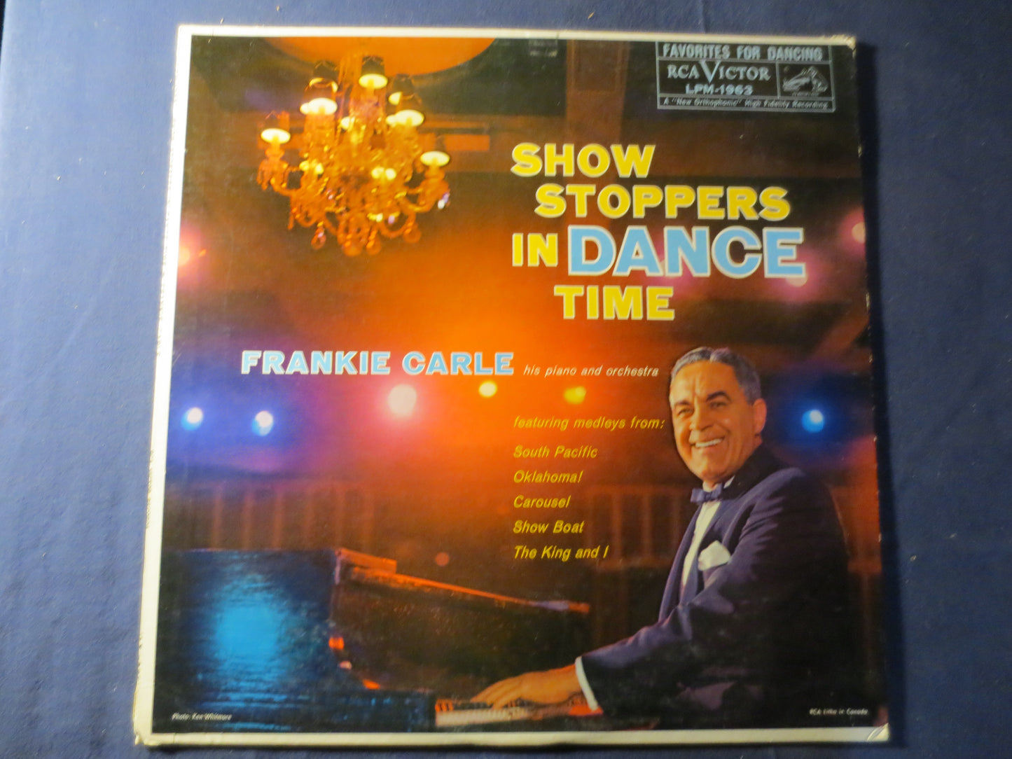 FRANKIE CARLE, Show Stoppers in DANCE Time, Frankie Carle Album, Jazz Records, Frankie Carle Record, Vinyl Lp, 1958 Records