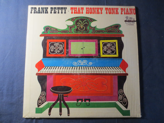 FRANK PETTY, That HONKY Tonk Piano, Ragtime Records, Vintage Vinyl, Record Vinyl, Record, Vinyl Record, Vinyl Album, Vinyl