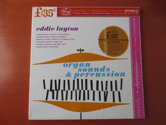 EDDIE LAYTON, Organ SOUNDS, Eddie Layton Records, Eddie Layton Albums, Jazz Record, Vintage Vinyl, Jazz Albums, 1962 Record