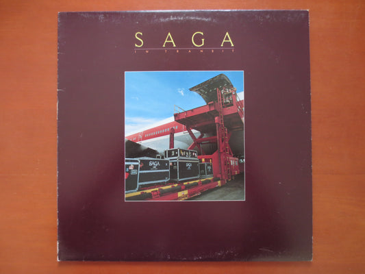 SAGA, In Transit, SAGA Album, SAGA Record, Saga Lp, Saga Vinyl, Vintage Vinyl, Record Vinyl, Records, Vinyl, 1982 Records