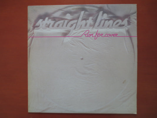 STRAIGHT LINES, Run For COVER, Straight Lines Vinyl, Straight Lines Album, Vinyl Records, Rock Album, Vinyl, 1981 Records