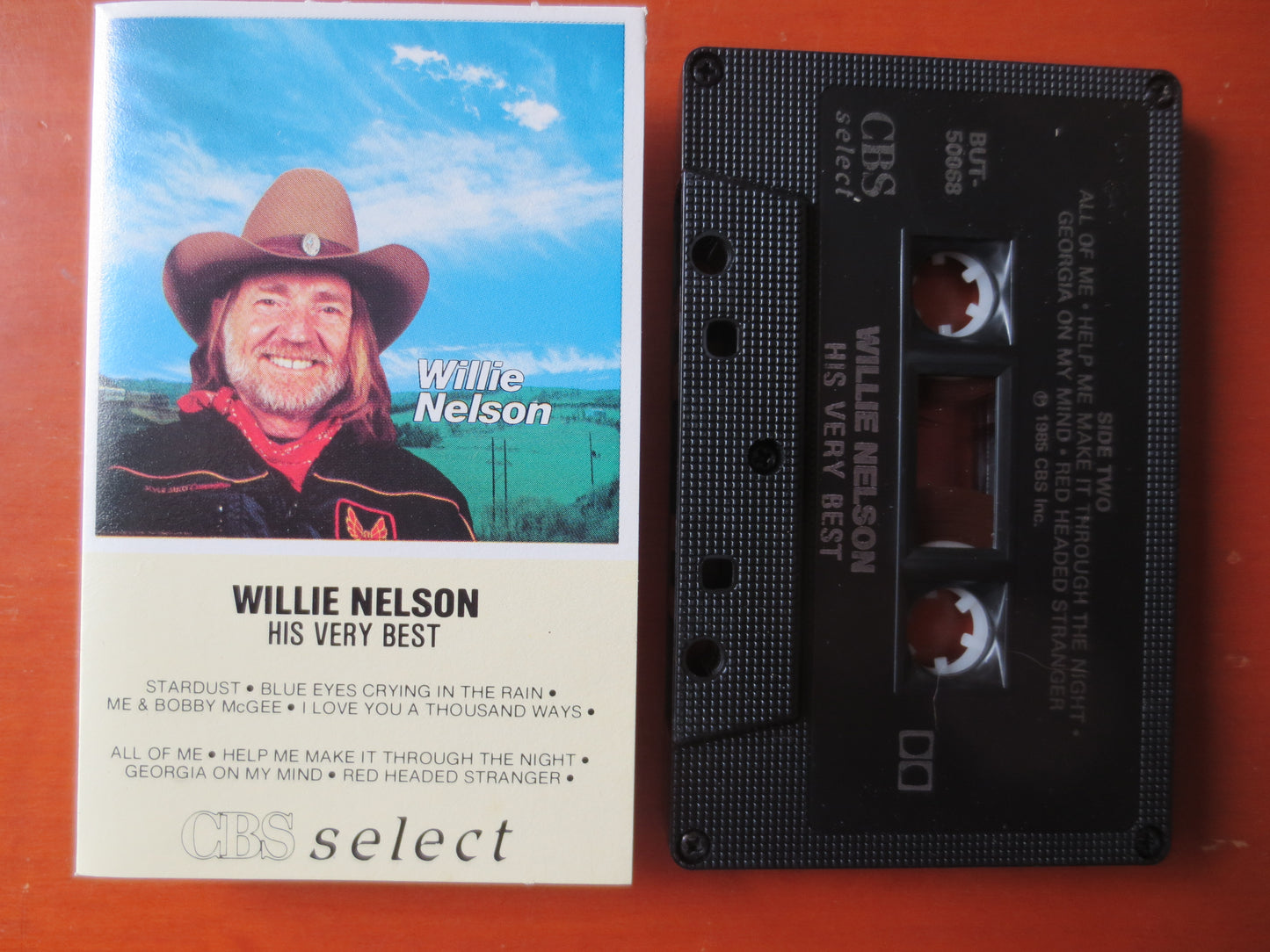 WILLIE NELSON, His Very BEST, Willie Nelson Tape, Willie Nelson Album, Tape Cassette, Tape, Country Cassette, Cassette Music