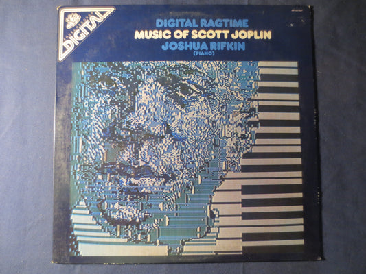 JOSHUA RIFKIN, Digital RAGTIME, Music of, Scott Joplin, Ragtime Records, Honky-Tonk Records, Vintage Vinyl, 1980 Records