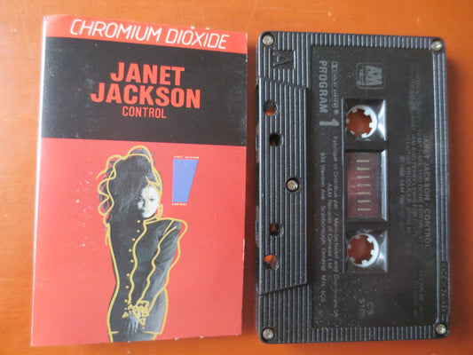 JANET JACKSON, CONTROL, Janet Jackson Tape, Janet Jackson Album, Tape Cassette, Pop Music Cassette, Tapes, Cassette Music