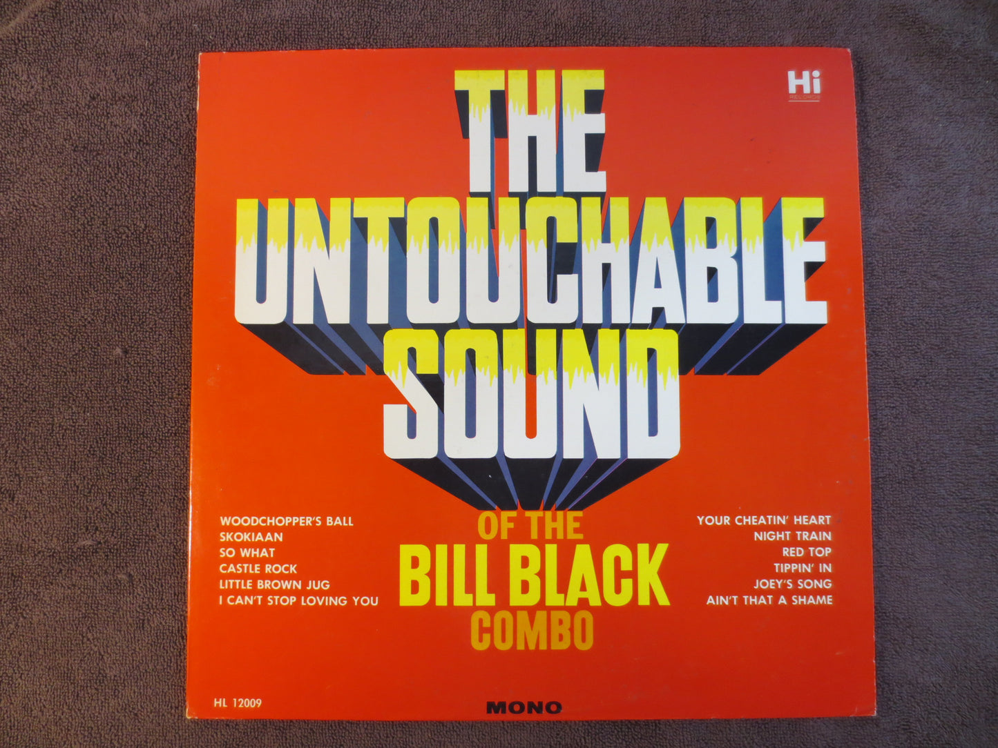 BILL BLACK Album, Untouchable SOUND, Bill Black Record, Bill Black Vinyl, Bill Black Lp, Jazz Album, Funk Lp, 1962 Record