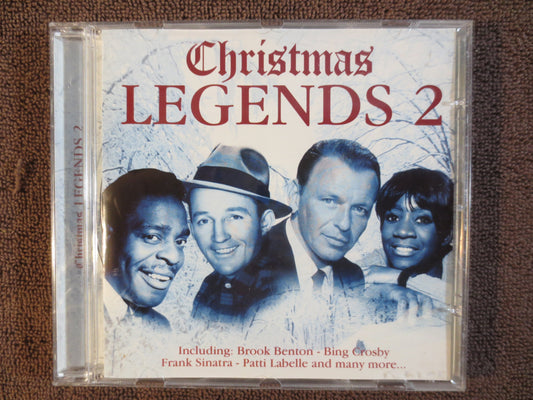 CHRISTMAS LEGENDS Cd, Christmas Legends 2, Holiday Cd, Bing Crosby Cd, Frank Sinatra Cd, Patti Labelle Cd, Brook Benton Cd