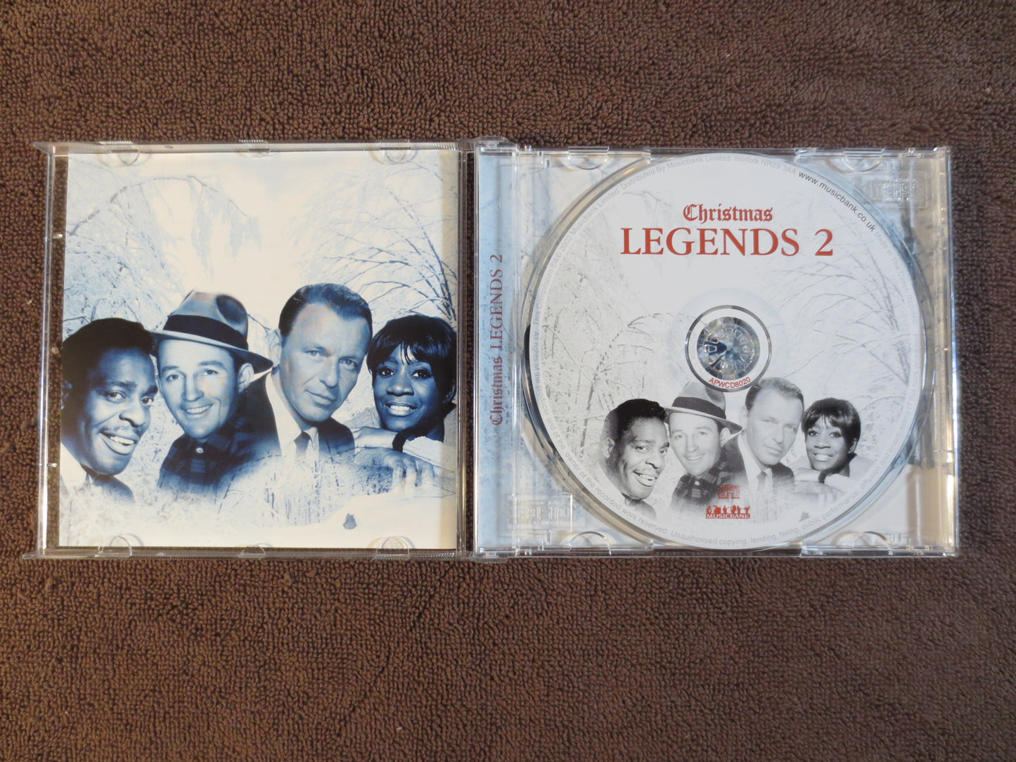 CHRISTMAS LEGENDS Cd, Christmas Legends 2, Holiday Cd, Bing Crosby Cd, Frank Sinatra Cd, Patti Labelle Cd, Brook Benton Cd