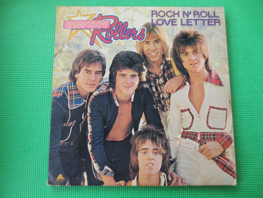 The BAY CITY ROLLERS, Rock N' Roll, Love Letter, Pop Record, Vintage Vinyl, Record Vinyl, Record, Vinyl Lps, 1976 Records