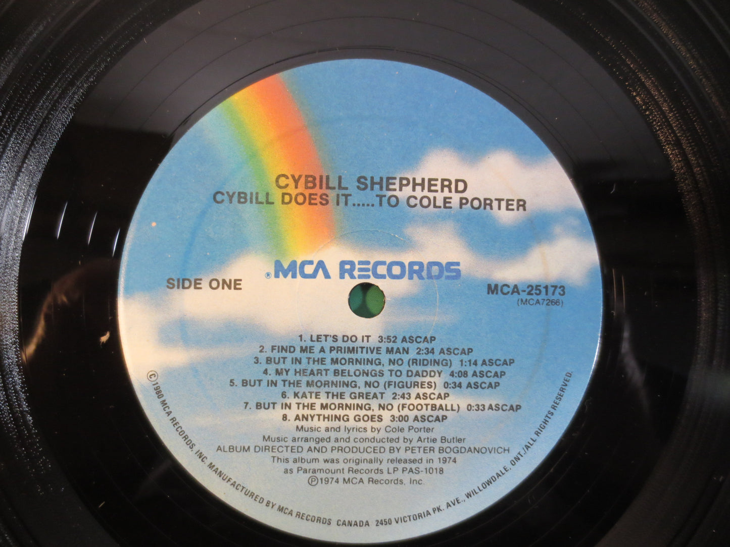 CYBILL SHEPHERD Lp, Cole Porter Record, Jazz Record, Jazz Album, Cybill Shepherd, Vinyl, Cole Porter Vinyl, 1974 Records