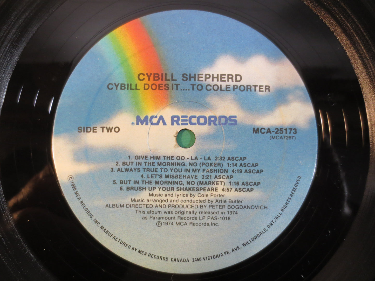 CYBILL SHEPHERD Lp, Cole Porter Record, Jazz Record, Jazz Album, Cybill Shepherd, Vinyl, Cole Porter Vinyl, 1974 Records