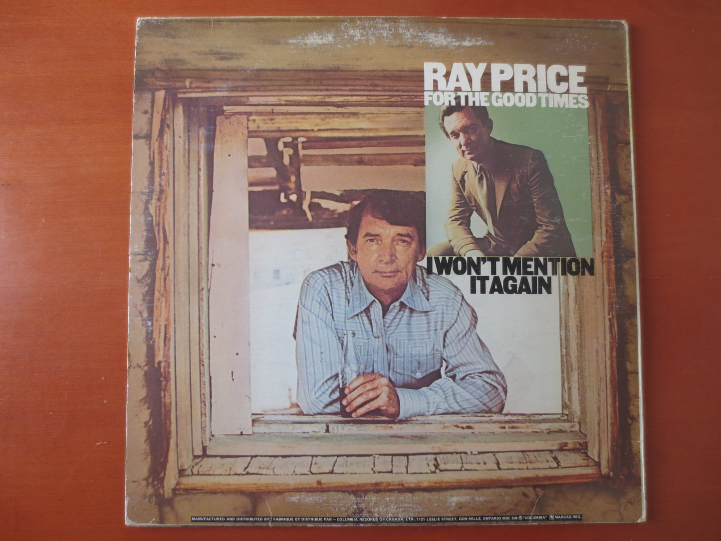 RAY PRICE, I Won't Mention It, For the GOOD Times, Ray Price Records, Ray Price Albums, Country Records, Lps, 1975 Records