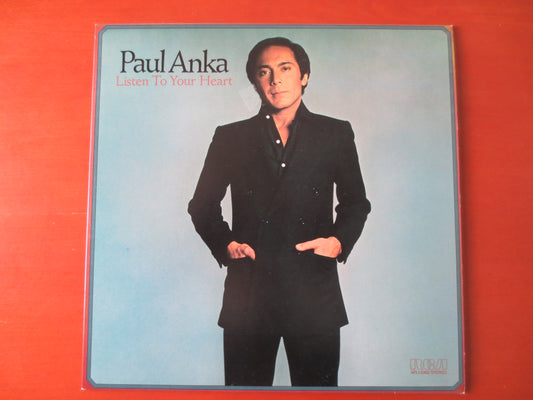 PAUL ANKA, Listen To Your Heart, Paul Anka Record, Paul Anka Vinyl, Paul Anka Album, Paul Anka Lp, Vinyl Lps, 1978 Records