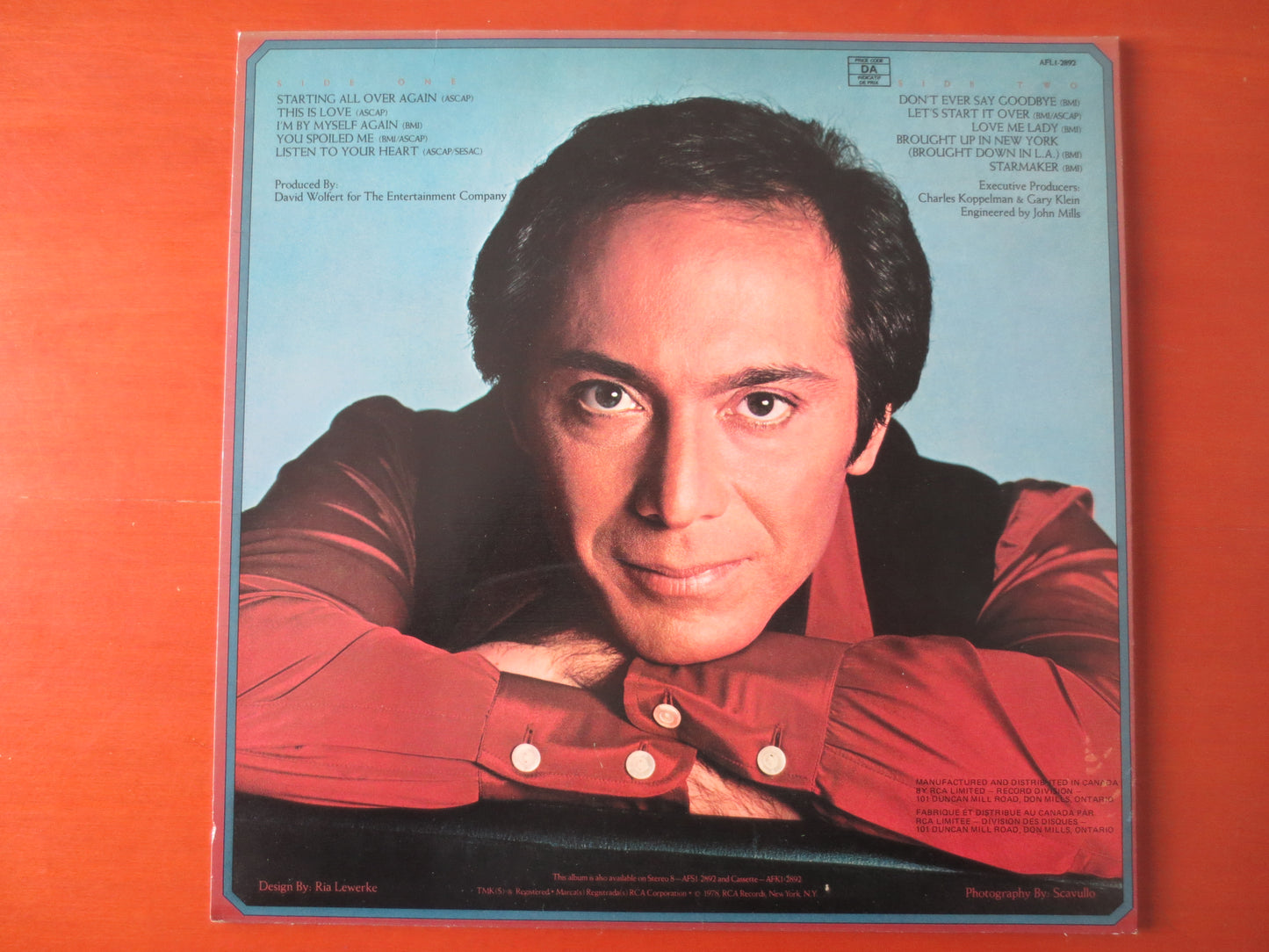 PAUL ANKA, Listen To Your Heart, Paul Anka Record, Paul Anka Vinyl, Paul Anka Album, Paul Anka Lp, Vinyl Lps, 1978 Records